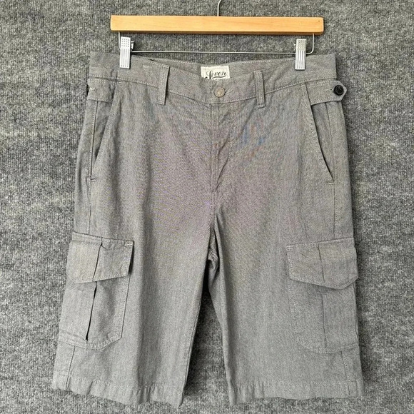 7 For All Mankind Other - 7 For All Mankind Shorts Mens 30 Grey Cargo Classic Fit Casual Preppy Summer